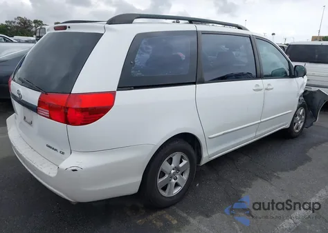 2004 Toyota Sienna Ce z USA, uszkodzony, nr VIN 5TDZA23C74S088182